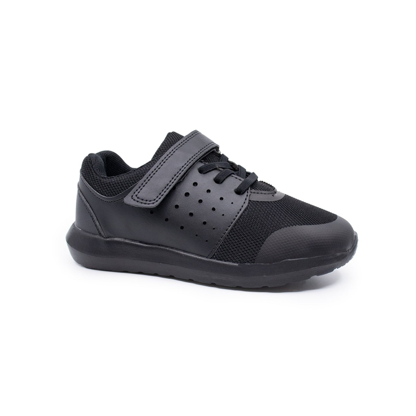 Black Riptape Sports Shoes