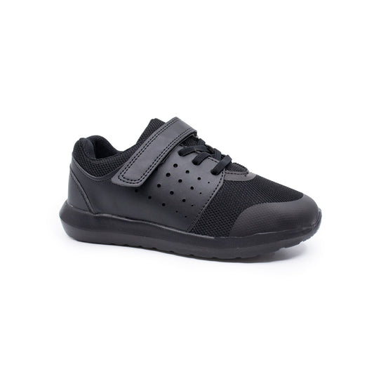 Black Riptape Sports Shoes