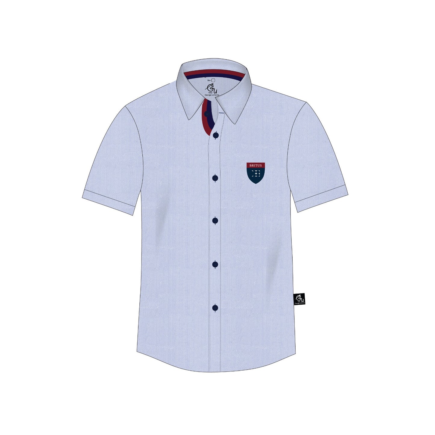 Boys Blue Short Sleeve Shirt