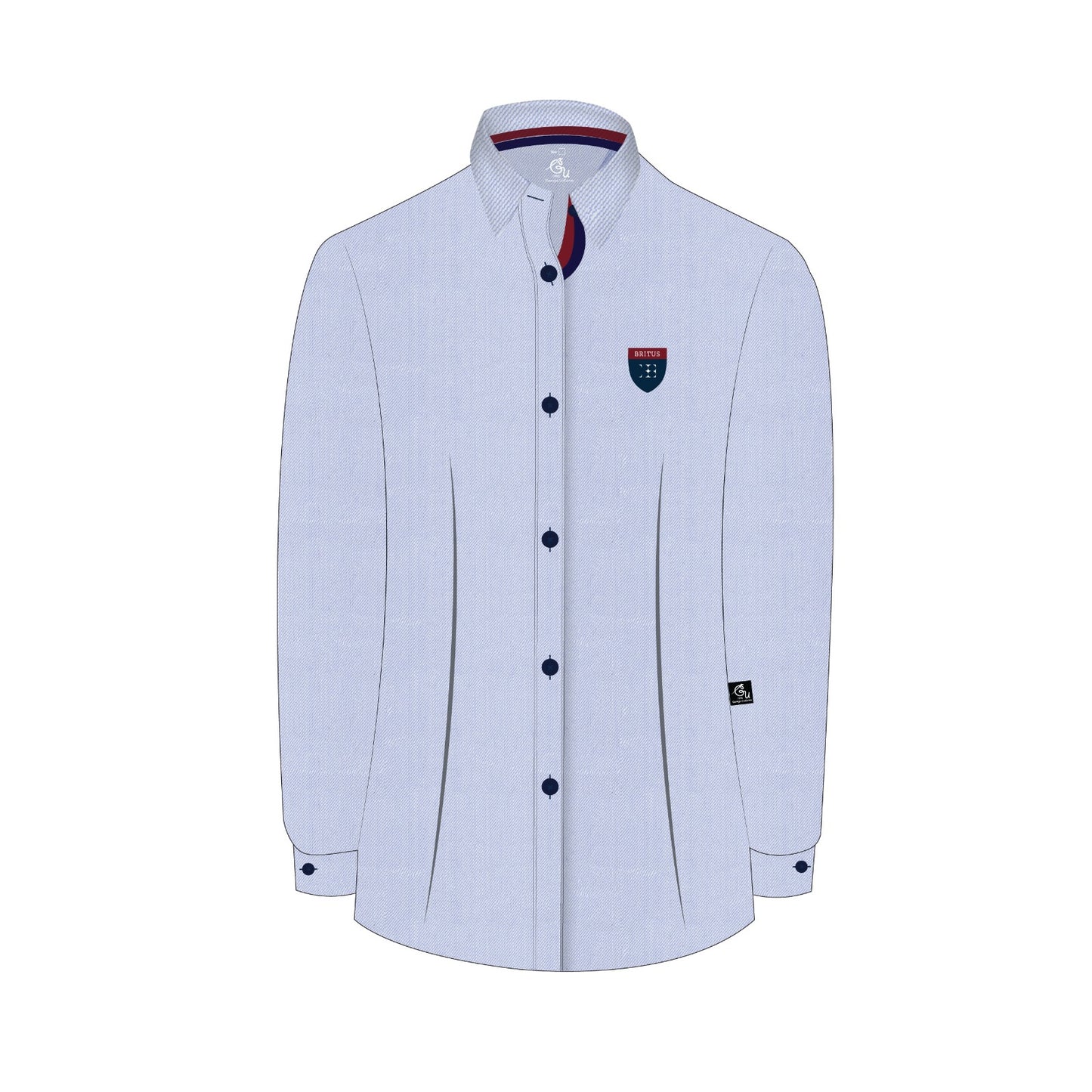 Girls Blue Long Sleeve Shirt